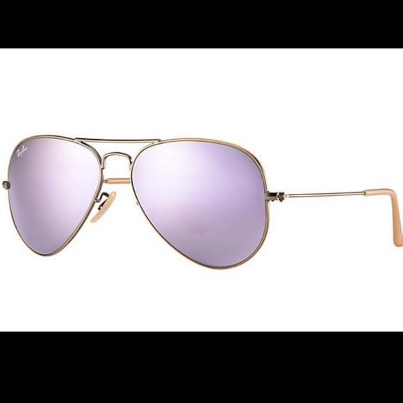 Ray-Ban Accessories - Lavendar reflective ray bans